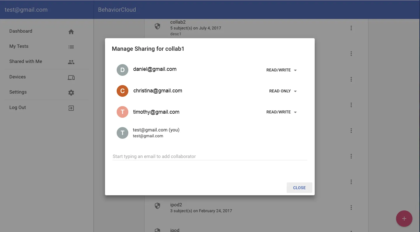 Collaboration with multiple observers