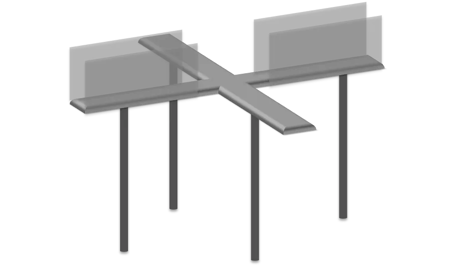 Elevated plus maze